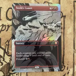 Sozin's Comet (0309) Borderless Foil Avatar The Last Airbender MTG NM Free Ship - Image 1