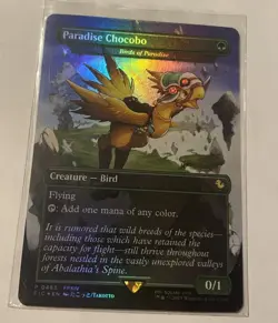 Paradise Chocobo - Birds of Paradise (Borderless) FIC 0483 Foil Promo - Image 1