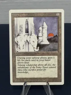 MTG - Magic The Gathering - Ivory Tower - Revised - LP/EX! - Image 1