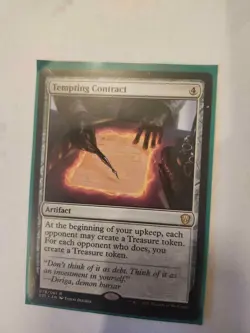 Tempting Contract *ACTUAL PHOTO* Near Mint - Image 1