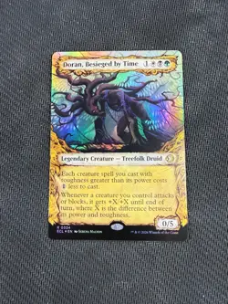 FOIL Showcase Doran, Besieged by Time ECL 0334 Rare MTG Lorwyn Eclipsed - Image 1