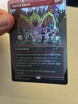 MTG Uncivil Unrest (2008) Rainbow Foil Secret Lair: Jay Howell NM - Image 3