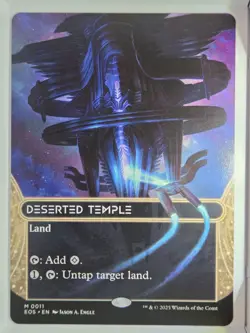 Deserted Temple (Borderless) - M11 - MTG - Edge of Eternities: Steller Sights - Image 1