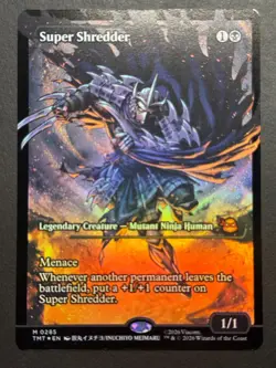 Super Shredder Showcase FOIL Teenage Mutant Ninja Turtles MTG Mythic TMNT Mint - Image 1