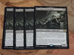 MTG Rat King, Verminister x4 Rare Teenage Mutant Ninja Turtles NM Low S&H - Image 1