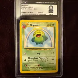 Skiploom Neo Revelation 52/64 World Record Holder Pokemon Card - Image 1