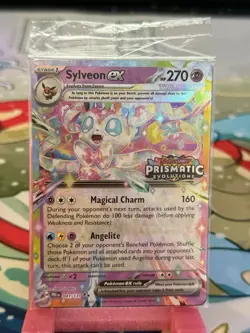 SEALED SYLVEON ex 041/131 Surprise Box Stamped ~ Pokemon Prismatic Evolutions - Image 1