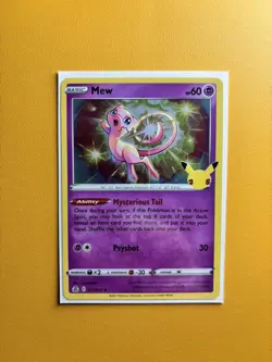 Mew | 011/025 | Celebrations 25th Anniversary Holo | Pokemon NM - Image 4