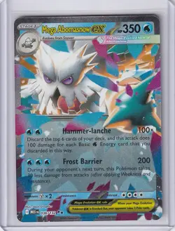Mega Abomasnow ex 036/132 Me01: Mega Evolution Holo Pokemon TCG - NM - Image 1