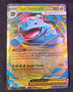 Pokemon TCG Mega Venusaur EX Holo Double Rare Card 003/132 Mint/Nm Condition EN - Image 1