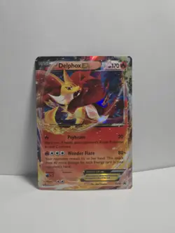 *PROMO EX HOLO* Delphox EX XY19 Black Star 170HP Pokemon TCG Card - Image 1
