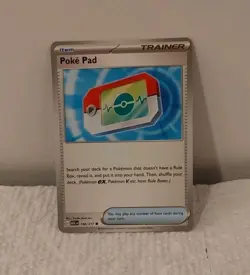 Poke Pad Common Pokemon ME: Ascended Heroes 198/217 NM Pokepad Pokepad Trainer - Image 1