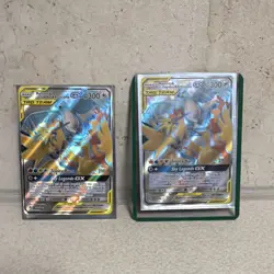 Pokemon Tag Team GX Holo Moltres Zapdos Articuno Legends GX 2 Cards - Image 1