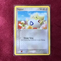 Pokemon Card Togepi EX Hidden Legends Common 78/101 Near Mint 2004 - Image 1