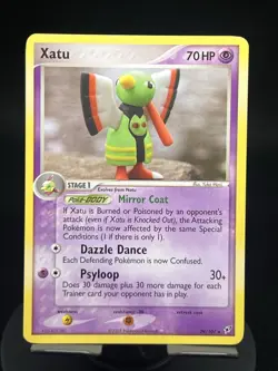 Pokemon TCG Xatu 29/107 Deoxys Regular Rare LP - Image 1