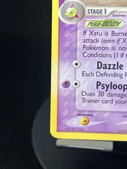 Pokemon TCG Xatu 29/107 Deoxys Regular Rare LP - Image 5