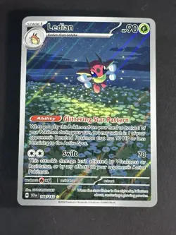 Pokemon TCG: Ledian - 144/142 - Illustration Rare - Stellar Crown - (68) - Image 1