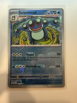Pokemon TCG-Seismitoad (Master Ball Pattern) 021/086 Sv: Black Bolt Holo Nm/M - Image 1