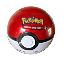 Sealed Poke Ball Tin H24 3 Pokemon TCG Red White - Image 1