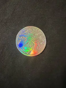 Mega Charizard X EX UPC Ultra Premium Collection Silver Metal Coin 2025 Pokemon - Image 1