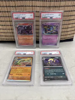 2025 Pokemon Phantasmal Flames Prerelease Staff Promo PSA 9 Set Of 4 - Image 1