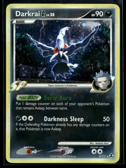 2009 Pokemon Platinum Rising Rivals 3 Darkrai G Holo LP - Image 1