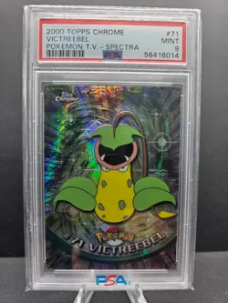 Victreebel TOPPS Chrome #71 Pokemon T.V. - Spectra PSA 9 - Image 1