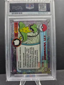 Victreebel TOPPS Chrome #71 Pokemon T.V. - Spectra PSA 9 - Image 2