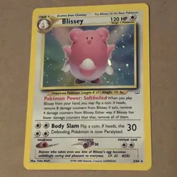Pokemon Neo Revelation Blissey Holo Rare 2/64 (MP) - Image 1