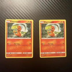 Charmander 1/70 Lot Of 2 Dragon Majesty MP Pokemon TCG - Image 1