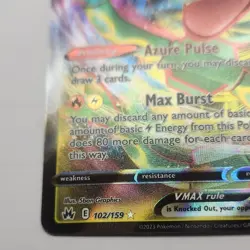 Pokemon Rayquaza VMAX 102/159 Crown Zenith Ultra Rare Holo 320 HP Rapid Strike - Image 3