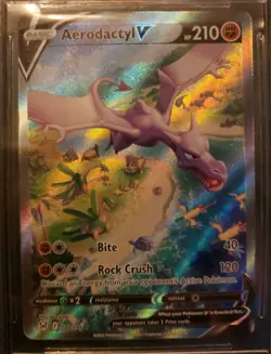 Pokemon TCG Aerodactyl V 180/196 Alternative Full Art Ultra Rare Lost Origin 💎 - Image 1