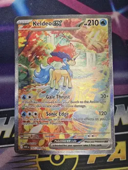 Pokemon Keldeo Ex 167/086 Sv: White Flare Special Illustration Rare Holo - Image 1