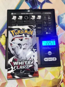 Very Heavy! 22.57g Pokemon TCG SV10.5 White Flare Booster Pack Sealed! - Image 1