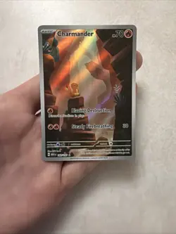Pokemon SV 151: Charmander IR #1- 168/165 Near Mint Pack Fresh! - Image 1