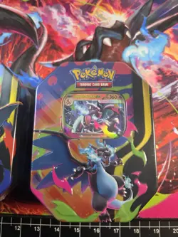 2x Pokemon TCG Mega Charizard X + Y ex Tin Bundle factory Sealed New - Image 3