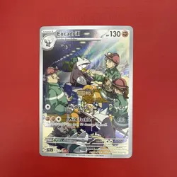 Excadrill 174/162 Pokemon TCG Temporal Forces Illustration Rare Near Mint - Image 1