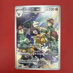 Excadrill 174/162 Pokemon TCG Temporal Forces Illustration Rare Near Mint - Image 2