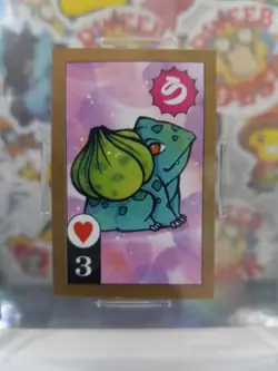 Pokemon BULBASAUR Mini CoroCoro Karuta 1997 Kagemaru Himeno CGC NEAR MINT+ 7.5 - Image 2