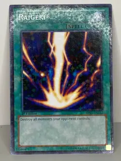 Raigeki - BP01-EN032 - Starfoil Rare - 1st Edition - Image 1