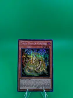 Yu-Gi-Oh! Tenpai Dragon Genroku MP25-EN082 Prismatic Secret Rare - Image 1