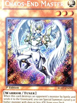 yugioh Chaos End Master RGBT-EN092 1st Edition Secret Rare Near Mint - Image 2
