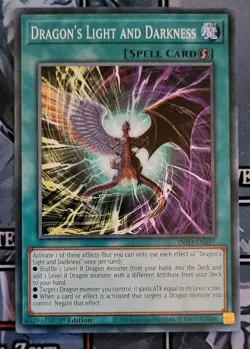 x3 DRAGON'S LIGHT AND DARKNESS - INFO-EN057 - 1st Ed - Common - New - YuGiOh - Image 1