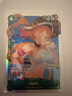 Nami OP14-031 (SR) – The Azure Sea’s Seven – One Piece TCG – English Super Rare - Image 1