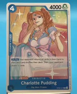 One Piece TCG Charlotte Pudding Tournament Pack 2025 OP06-047 Non-Foil Promo - Image 1