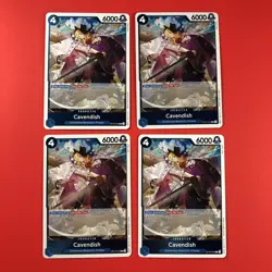 One Piece CCG | (Cavendish | OP10-045) x4 | Playset English Card TCG Rare Foil - Image 2