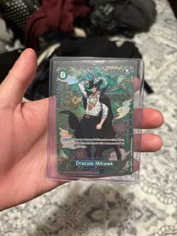 Dracule Mihawk OP12-030 SP One Piece The Azure Sea’s Seven OP14 English - Image 2