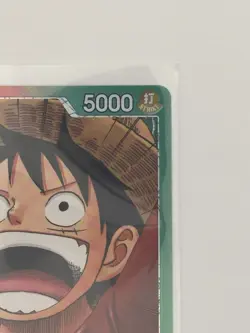 One Piece Carrying On His Will Monkey D Luffy OP13-001 Alternate Alt Art Leader - Image 4