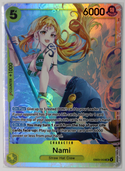 Nami EB03-053 SR One Piece Foil NEW Heroines Ed. - Image 1