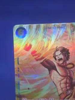 Japanese One Piece Carrying On His Will Portgas D Ace OP13-119 SEC NM - Image 3